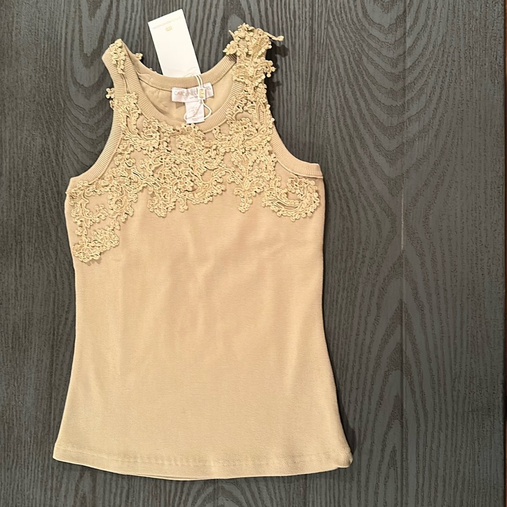 Caroline Constas Lace Tank Top- New